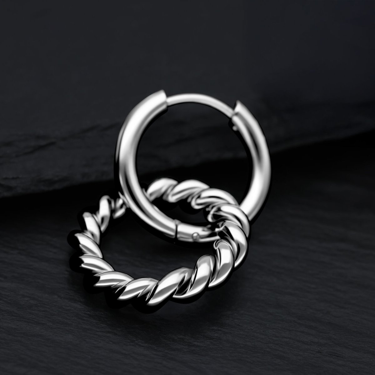 Mini Hoops con Pendente Twisted - immagine 5